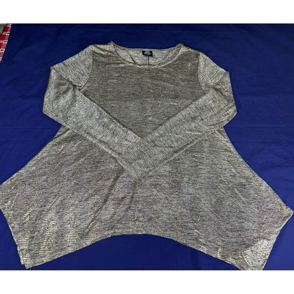 Bobeau Marled Pullover Tunic Cozy Sweater Size M